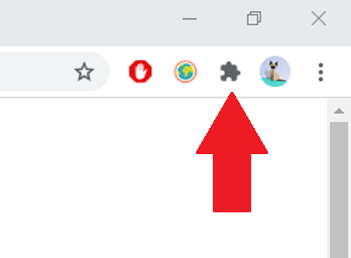 Chrome menu icon